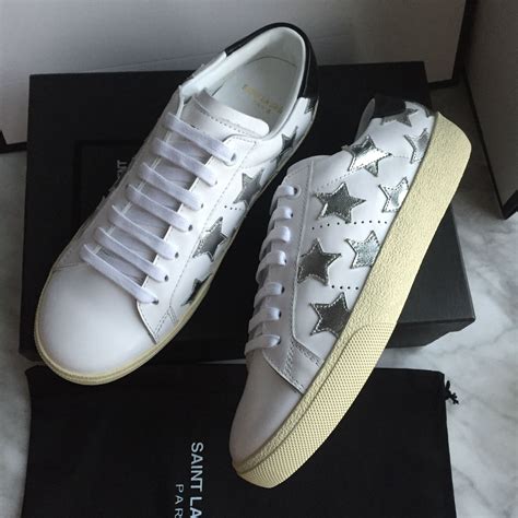 ysl hite sneakers poutfit women|Saint Laurent Sneakers for Women .